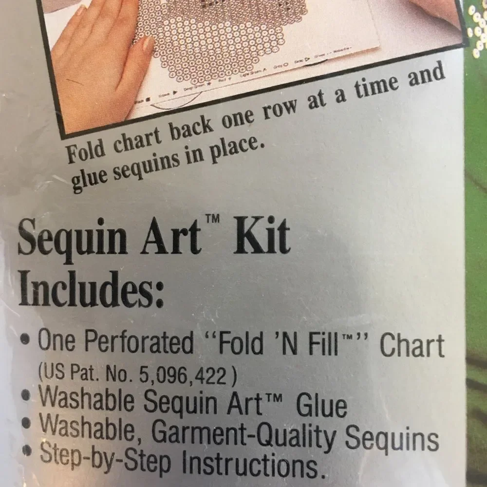 Vintage Christmas Sequin Art Kit